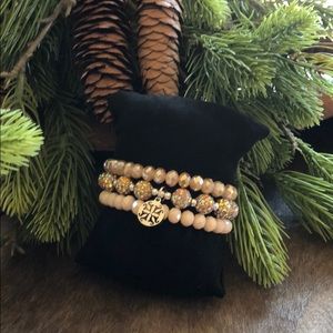 Rustic cuff / chic chick (3) bracelets